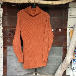 Free People Turtleneck Tunic Sweater